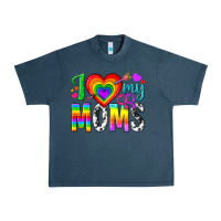 Midnight Navy i love my moms Urban Heavy Tee - texasbilliewilder