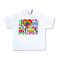 White i love my moms Urban Heavy Tee - texasbilliewilder