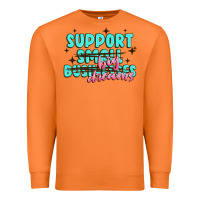 Carrot support small businesses big dreams Premium Sweatshirt - MaliasSmallBusiness