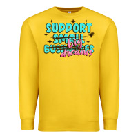 Lemon support small businesses big dreams Premium Sweatshirt - MaliasSmallBusiness