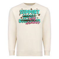 Sandshell support small businesses big dreams Premium Sweatshirt - MaliasSmallBusiness