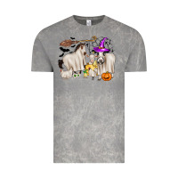 Cloud Rock halloween farm animals Vintage Tee - Zillion Design Studio