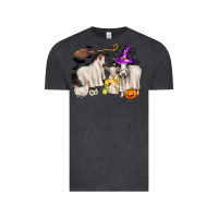 Vintage Black halloween farm animals Vintage Tee - Zillion Design Studio
