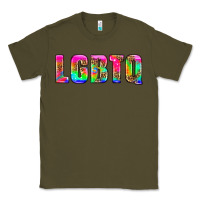 Army Green lgbtq Classic Tee - HRA Design Shop