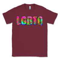 Burgundy lgbtq Classic Tee - HRA Design Shop