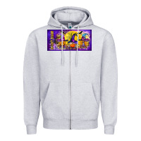 Heather Grey spooky squad mug Zipper Hoodie - BundleAndBundleShop