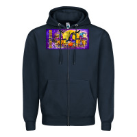 Navy spooky squad mug Zipper Hoodie - BundleAndBundleShop