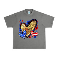 Tornado American flag heart leopard Urban Heavy Tee - Zillion Design Studio