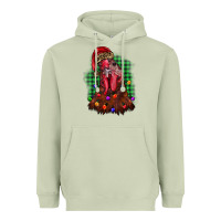 Matcha christmas rooster Heavyweight Hoodie - BarkalooDesign