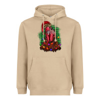 Mushroom christmas rooster Heavyweight Hoodie - BarkalooDesign
