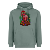 Sage christmas rooster Heavyweight Hoodie - BarkalooDesign