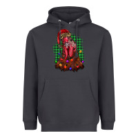 Smoke christmas rooster Heavyweight Hoodie - BarkalooDesign