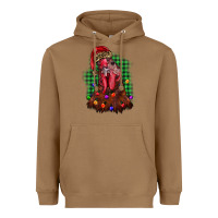 Toasted Coconut christmas rooster Heavyweight Hoodie - BarkalooDesign