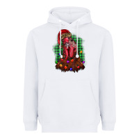 White christmas rooster Heavyweight Hoodie - BarkalooDesign