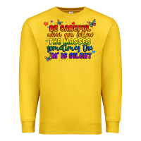 Lemon be careful when you follow the masses sometimes th Premium Sweatshirt - MaliasSmallBusiness