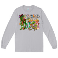 Moon Dust i roared my way through 100 days Long Sleeve Tee - RacoonDesign