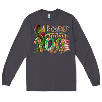 Smoke i roared my way through 100 days Long Sleeve Tee - RacoonDesign