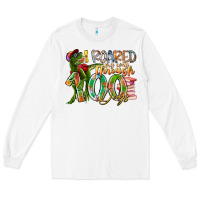 White i roared my way through 100 days Long Sleeve Tee - RacoonDesign