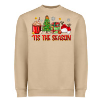 Mushroom 'tis the season christmas Heavyweight Sweatshirt - Zillion Design Studio