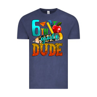 Vintage Denim 6th grade dude Vintage Tee - texasbilliewilder