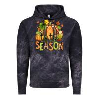 Cloud Black Tis' the season Fall American Football Vintage Hoodie - RanaPortraitStore