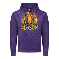 Cloud Purple Tis' the season Fall American Football Vintage Hoodie - RanaPortraitStore