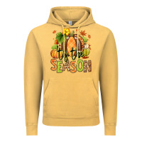 Vintage Mustard Tis' the season Fall American Football Vintage Hoodie - RanaPortraitStore