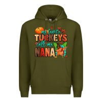 Army Green my favorite call me nana Premium Hoodie - MaliasSmallBusiness