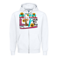 White dental life Zipper Hoodie - Artiststas