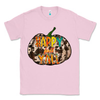 Bubblegum Pink happy fall yall Classic Tee - RacoonDesign