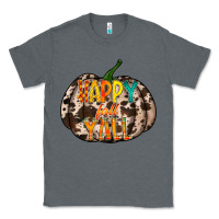 Charcoal Heather happy fall yall Classic Tee - RacoonDesign