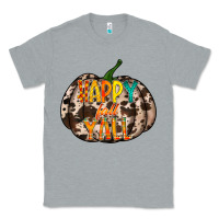 Heather Grey happy fall yall Classic Tee - RacoonDesign