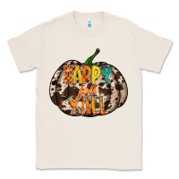 Natural happy fall yall Classic Tee - RacoonDesign