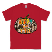 Red happy fall yall Classic Tee - RacoonDesign