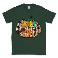 Sports Green happy fall yall Classic Tee - RacoonDesign