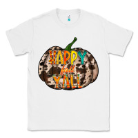 White happy fall yall Classic Tee - RacoonDesign