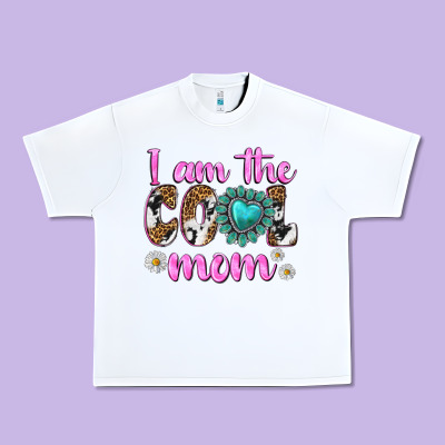 I Am Cool Mom Urban Heavy Tee Designed By Texasbilliewilder
