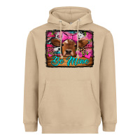 Mushroom be mine valentine's day cow Heavyweight Hoodie - Jasminsmagicworld