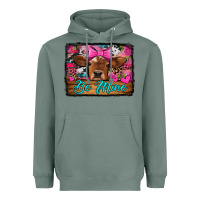 Sage be mine valentine's day cow Heavyweight Hoodie - Jasminsmagicworld
