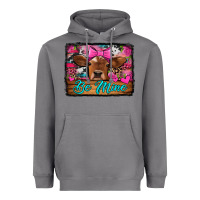 Be Mine Valentine's Day Cow Heavyweight Hoodie | Teevron