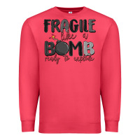 Cardinal fragile like a bomb ready to explode Premium Sweatshirt - MaliasSmallBusiness
