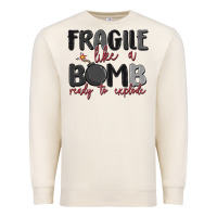 Sandshell fragile like a bomb ready to explode Premium Sweatshirt - MaliasSmallBusiness