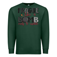Sports Green fragile like a bomb ready to explode Premium Sweatshirt - MaliasSmallBusiness