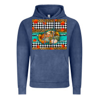 Vintage Denim Fall Pumpkins Vintage Hoodie - RanaPortraitStore