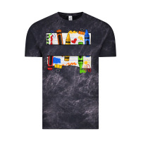 Cloud Black custom teacher name crayon Vintage Tee - texasbilliewilder