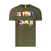 Vintage Olive custom teacher name crayon Vintage Tee - texasbilliewilder