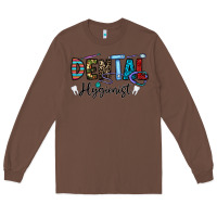 Chestnut dental hygienist Long Sleeve Tee - CowhideDigitalArt
