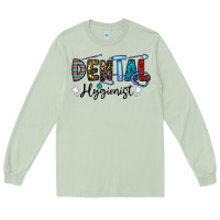 Matcha dental hygienist Long Sleeve Tee - CowhideDigitalArt