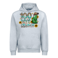 Heather Grey 100 days sharfer Urban Hoodie - SublimationCraftShop