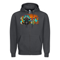 Smoke love black angus indian headdress Zipper Hoodie - JahusDesignShop